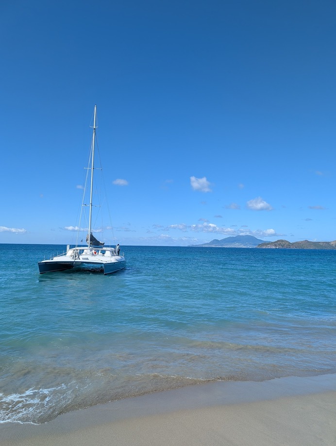 Private catamaran for the group