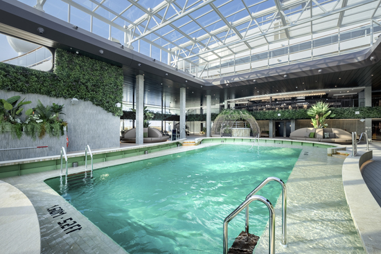 MSC Cruises botanic garden pool
